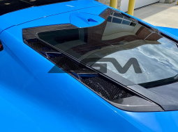 AGM Carbon Fiber Engine Hatch Vents For C8 Corvette