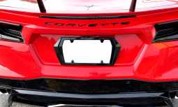 Painted Rear License Plate Frame For C8 Corvette