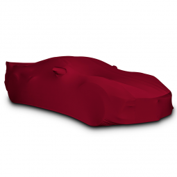 Ultraguard Stretch Satin Car Cover Dark Red For 2020-2023 C8 Corvette