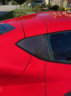AGM Carbon Fiber A/B Pillar Covers Pair For C8 Corvette