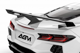 AGM Carbon Fiber Hyper-GT Rear Spoiler For C8 Corvette