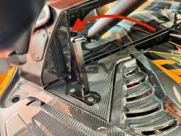 AGM Engine Bay Carbon Fiber Rear Window Covers For C8 Corvette