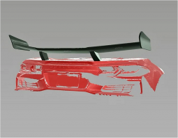 AGM ZR1 Spoiler (Visible Carbon/Carbon Flash Metallic) For C8 Corvette Z06/ERay