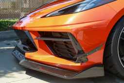 APR Performance Carbon Fiber Front Bumper Canards For C8 Corvette