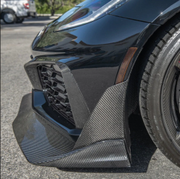 Carbon Fiber Front Splitter Side Winglet Extension For C7 Corvette ZR1