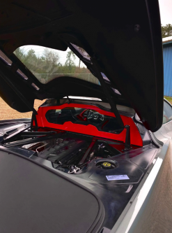 Rear Engine Cockpit Window Trim For C8 Corvette Coupe