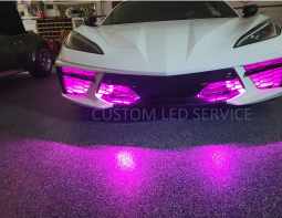 Custom LED Add On Front Grille RGB LED Kit For C8 Corvette