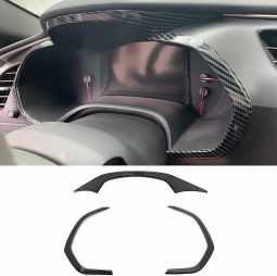 Carbon Fiber Dash Speedometer Trim Covers For C7 Corvette