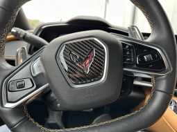 Carbon Fiber Steering Wheel Horn Button Cover Overlay For C8 Corvette