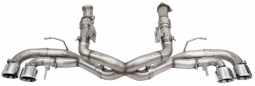 Corsa Xtreme 3in Cat Back Exhaust System Polished Tips 21104 For C8 Corvette