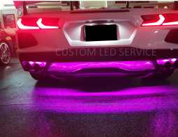Custom LED Add On Rear Fascia RGB LED Kit For C8 Corvette