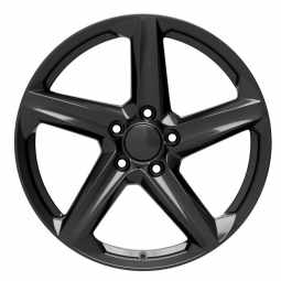 Reproduction Replica Gloss Black 5-Spoke Rim Wheel 20x11 For C8 Corvette