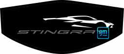 Stingray Script and Profile Trunk Cover For C8 Corvette