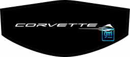 White Stingray + CORVETTE Lettering Trunk Cover For C8 Corvette