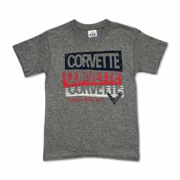 Youth Striped T Shirt For C8 Corvette