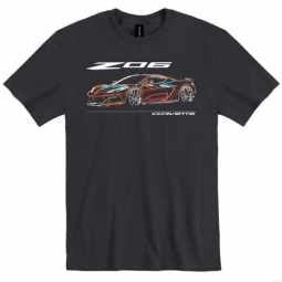 Z06 Neon T Shirt For C8 Corvette Z06