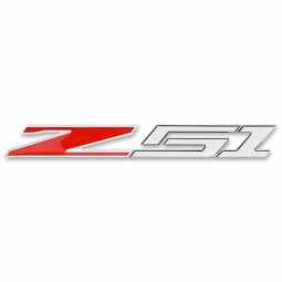 Billet Aluminum Chrome Plated Z51 Emblem For C7 Corvette