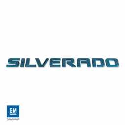 Billet Exterior Silverado Badge for 2007-2019 Chevy Silverado