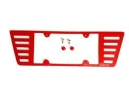 Painted Louvered License Plate Frame for C6 Corvette