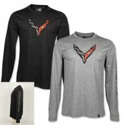 Carbon Flash Long Sleeve T-Shirt C8 Corvette