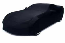 Car Cover Black Color Matched Indoor Stretch for C7 Corvette