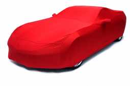 Car Cover Torch Red Color Matched Indoor Stretch for C7 Corvette