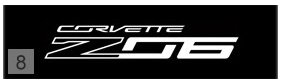Corvette with Z06 Logo