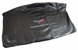 Embroidered Top Bag Black with Silver C6 Logo For C6 Corvette