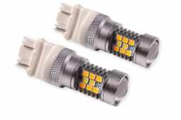 Front Turn Signal Switchback LED Bulbs Pair For 2010-2013 Camaro Non RS