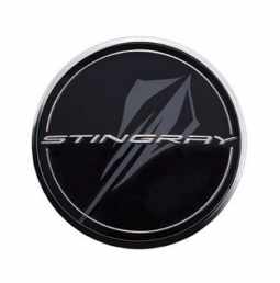 GM Next Gen Stingray Wheel Center Cap Black For 2020-2023 C8 Corvette