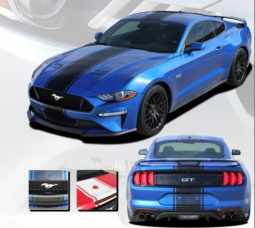 Hyper Rally Stripe Kit For 2018-2019 Mustang GT/EcoBoost