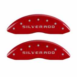 MGP Caliper Covers 2007-2013 Chevrolet Silverado 1500 (Red)