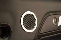 Polished Midrange Speaker Trim Kit 2pc for 2015-2017 Mustang
