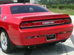 Stainless Steel Tail Light Outer Trim Plate For 2008-2014 Dodge Challenger