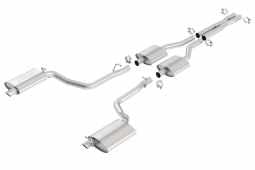 Borla 140443 300C/ Charger R/T 2011-2014 Cat-Back Exhaust S-Type