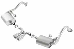 Borla 140534 981 Cayman/ Cayman S/ Boxster/ Boxster S 2013-2016 Cat-Back Exhaust S-Type