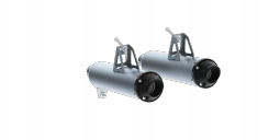 MBRP AT-9207PT Dual Slip-On Mufflers for 13-16 Can-Am Maverick