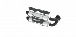 MBRP AT-9517PT Stacked Dual Slip On Exhaust Pipe Performance Series for 15-17 Polaris RZR XP 1000