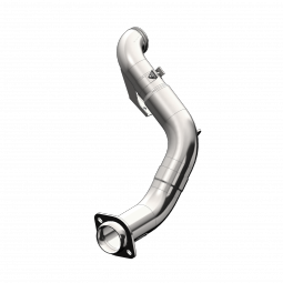 MBRP FALCA460 4 Inch Turbo Down Pipe for 15-16 Ford 6.7L Powerstroke Non Cab and Chassis Only Alumin