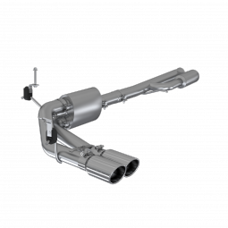 MBRP S5092AL 3 Inch Cat Back Exhaust System Pre-Axle Dual Outlet Aluminized Steel for 19-20 Silverad