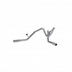 MBRP S5204AL 3 Inch Cat Back Exhaust System Dual Split Side Aluminized Steel for 04-08 Ford F-150
