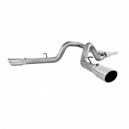 MBRP S5208AL Cat Back Exhaust System 4 Inch Dual Split Side Aluminized Steel for 99-04 Ford F-250/35