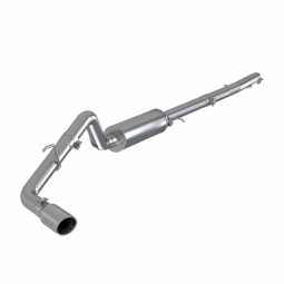 MBRP S5227AL 3 Inch Cat Back Exhaust System Single Side Exit Aluminized Steel for 19-20 Ford Ranger 