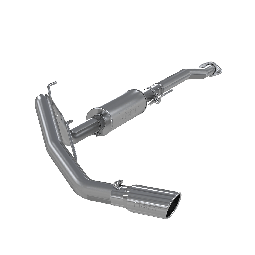 MBRP S5236AL 3 Inch Cat Back Exhaust System Single Side Exit Aluminized Steel For 11-14 Ford F-150 V