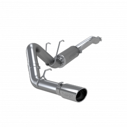 MBRP S5247304 Ford 4 Inch Exhaust Resonator Back Single Side Pro Series for 17-20 Ford F250/F350