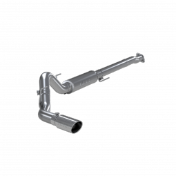 MBRP S5248409 4 Inch Cat Back Exhaust System Single Side Exhaust T409 Stainless Steel for 11-14 Ford