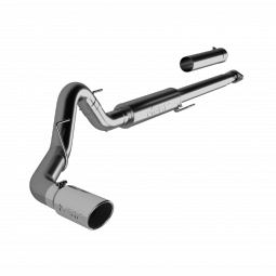 MBRP S5259409 4 Inch Cat Back Exhaust System Single T409 Stainless Steel for 15-20 Ford F-150 2.7L/3