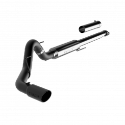 MBRP S5259BLK 4 Inch Cat Back Exhaust System for 15-20 Ford F-150 2.7L/3.5L EcoBoost Single Black Fi