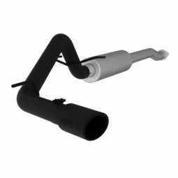 MBRP S5338BLK 3 Inch Cat Back Exhaust System for 16-20 Tacoma 3.5L Single Side Exit Black Series