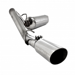 MBRP S5512409 Jeep TJ Cat Back Exhaust System Single Side T409 Stainless Steel for 97-99 Wrangler TJ